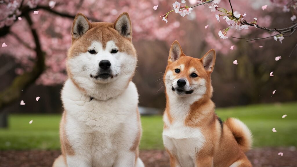 Akita Inu y Shiba Inu