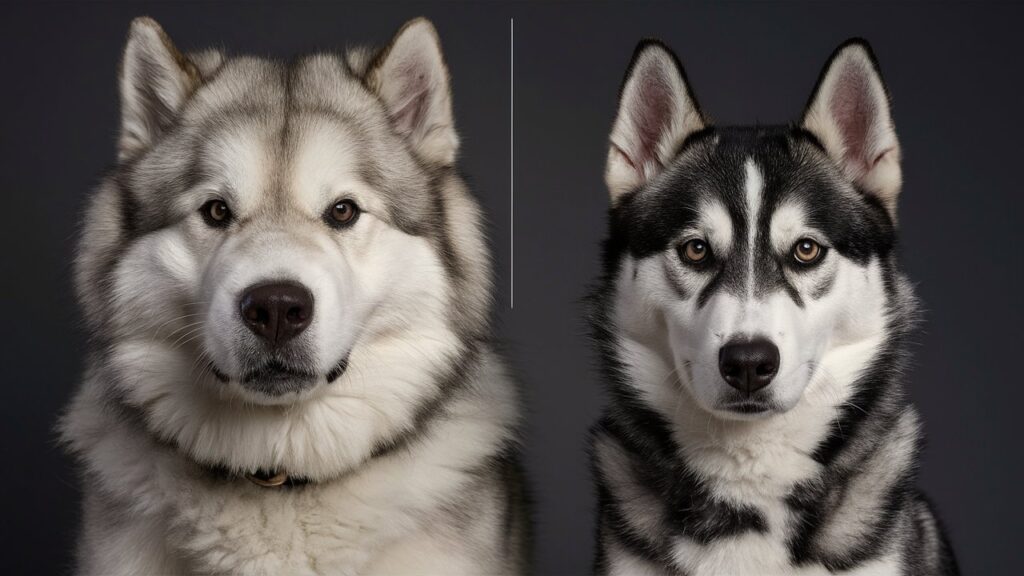 Alaskan Malamute vs Husky Siberiano