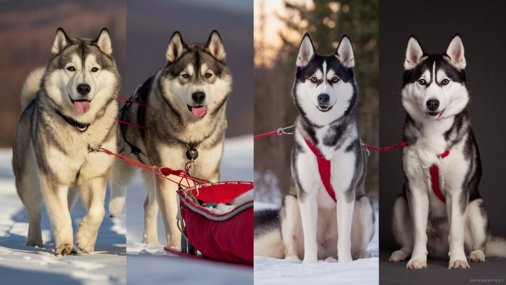 comparing-the-alaskan-husky-