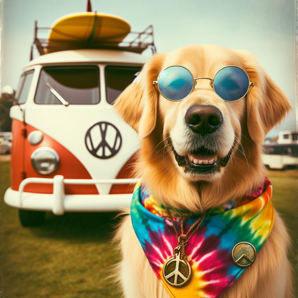 perro hippie