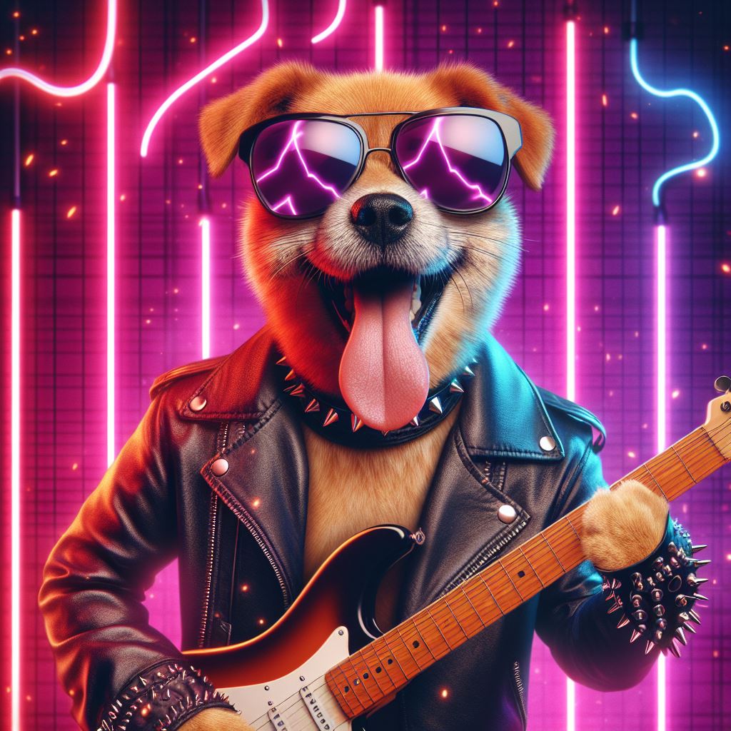 perro rockero